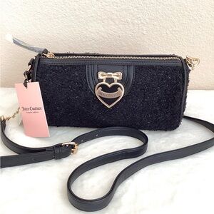 NEW Juicy Couture Liquorice Precious Moments Roll Bag